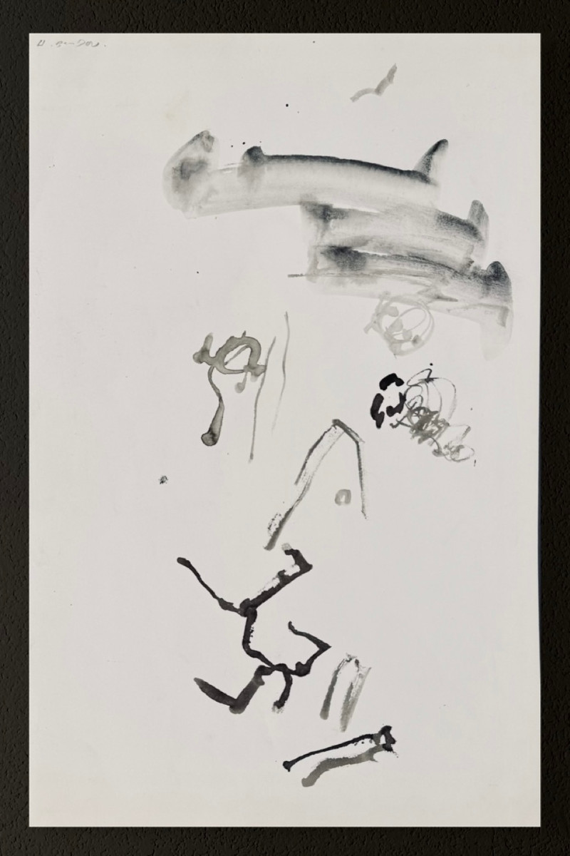 Hanna Ben Dov - Abstraction lyrique vers 1960 - Nouvelle école de Paris