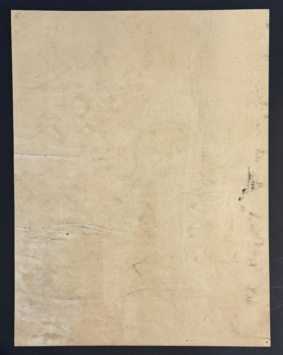 Paule et Max Ingrand - Dessin  préparatoire vers 1950-photo-4