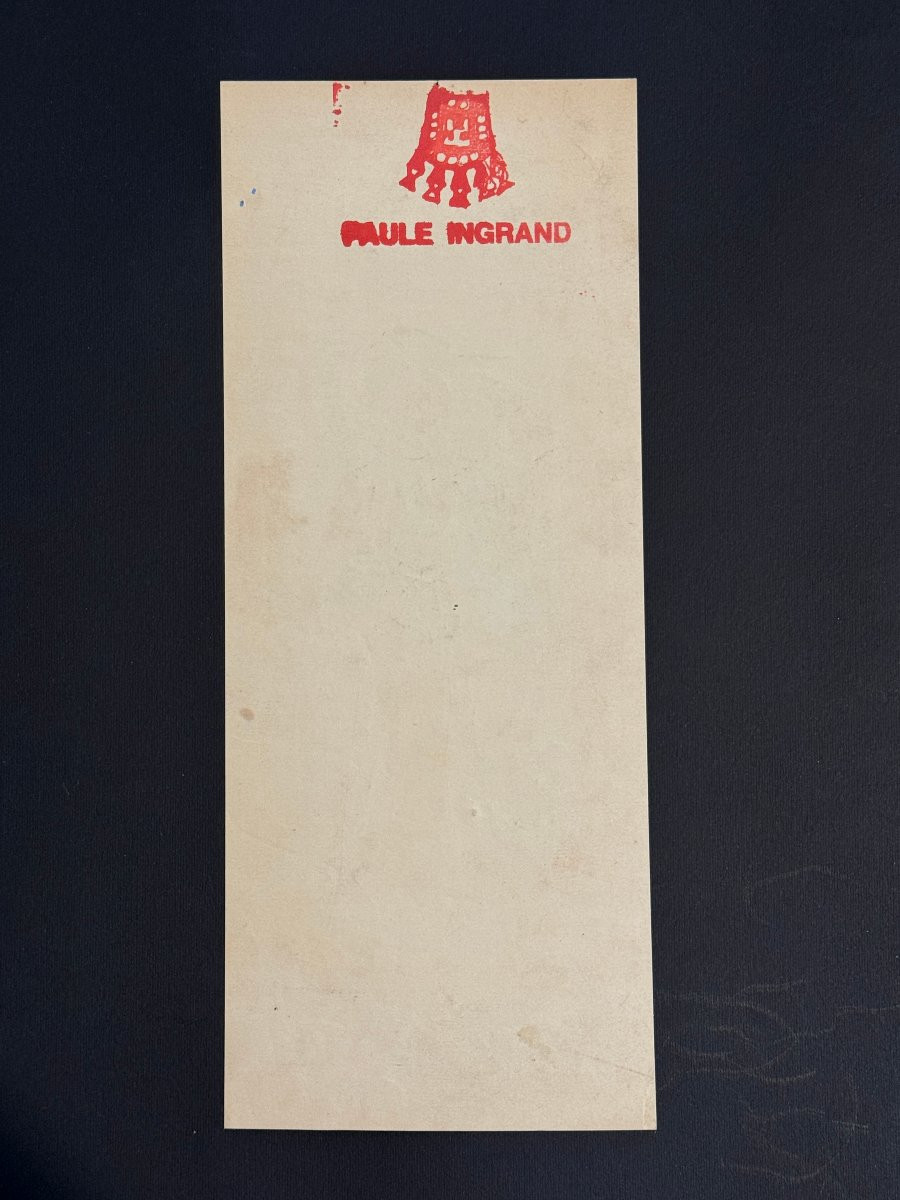 Paule And Max Ingrand - Preparatory Work In Gouache Circa 1950 Ste Madeleine-photo-2