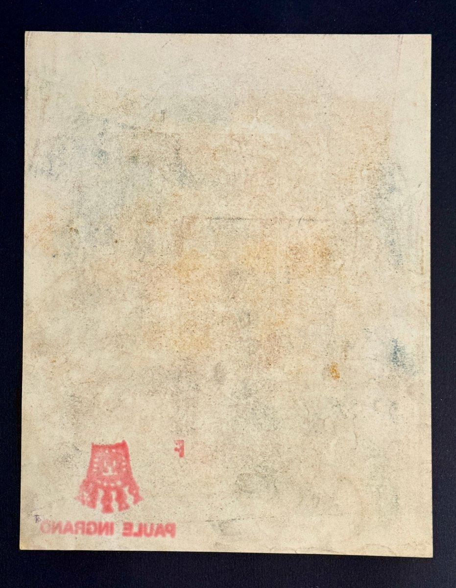 Paule And Max Ingrand - Preparatory Drawing Circa 1950-photo-4