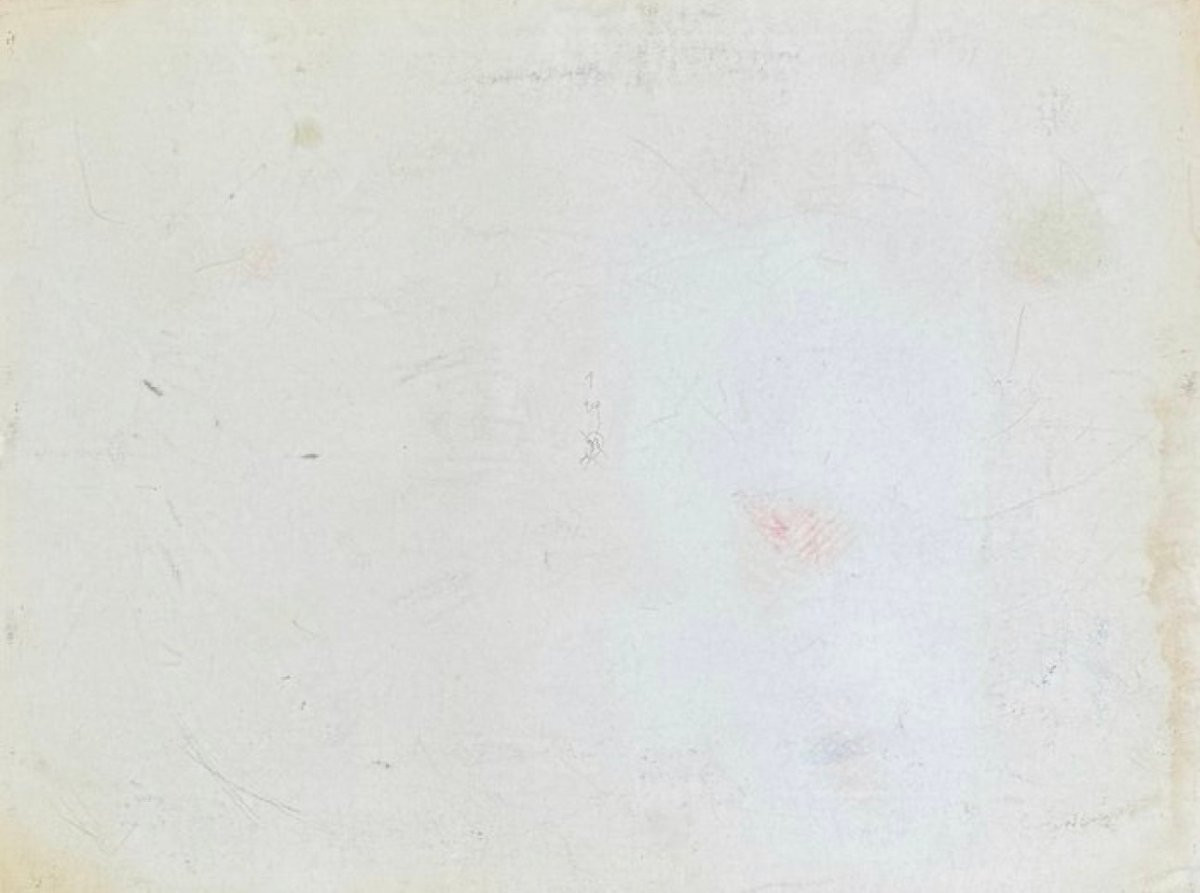 Silvin Bronkart ( 1915-1967 ) Oeuvre abstraite  colorée de 1957-photo-3