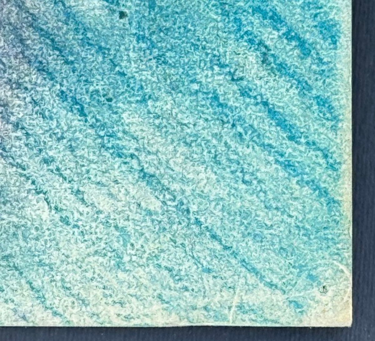 Silvin Bronkart ( 1915-1967 ) Oeuvre abstraite  colorée de 1957-photo-5