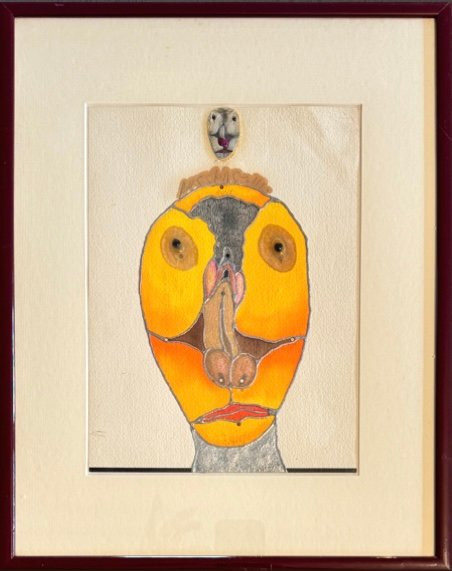 Zush - Fuckface - 1989 - Erotic Work In Relief With Collages - Galerie Von Scholz Brussels-photo-2
