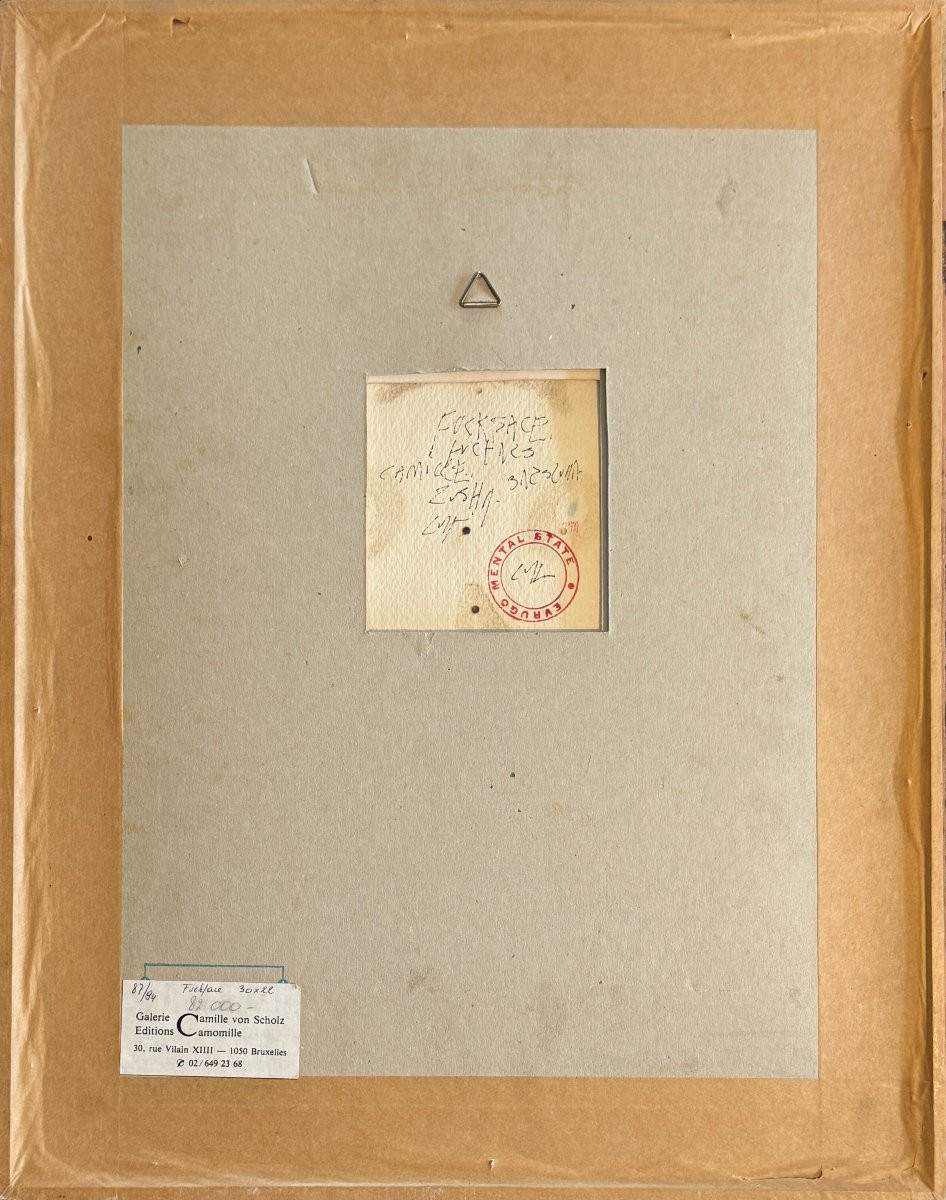 Zush - Fuckface - 1989 - Erotic Work In Relief With Collages - Galerie Von Scholz Brussels-photo-3