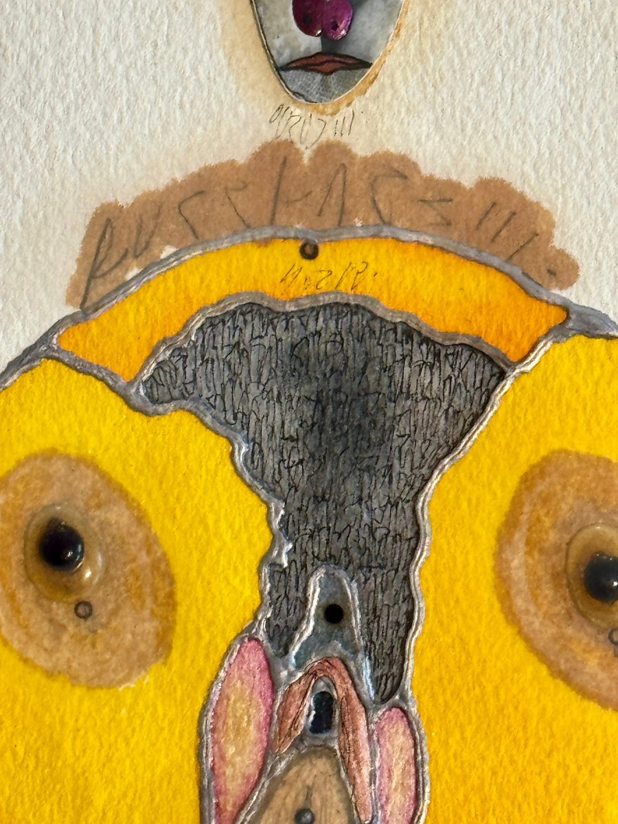Zush - Fuckface - 1989 - Erotic Work In Relief With Collages - Galerie Von Scholz Brussels-photo-3