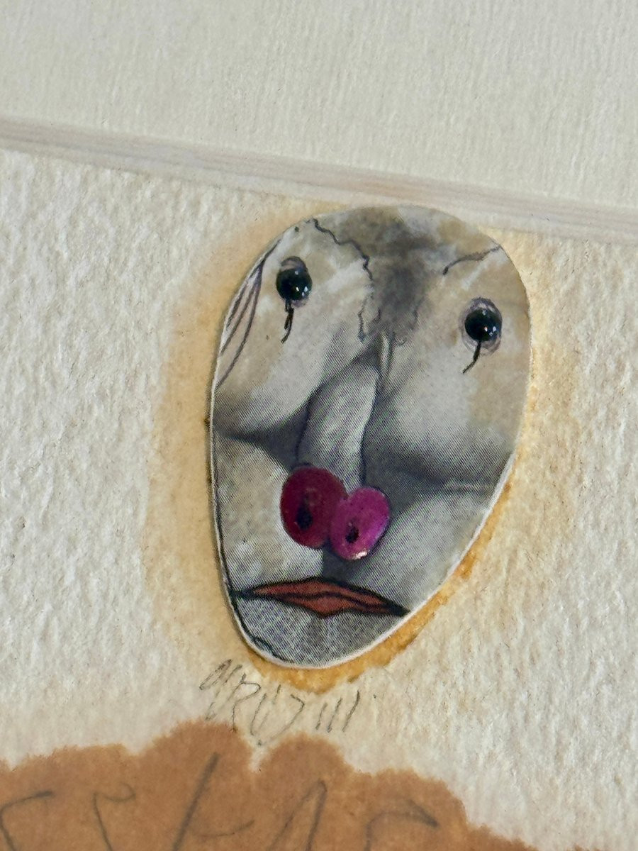 Zush - Fuckface - 1989 - Erotic Work In Relief With Collages - Galerie Von Scholz Brussels-photo-6