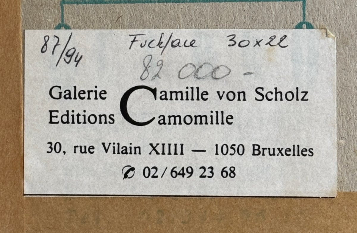 Zush - Fuckface - 1989 - Erotic Work In Relief With Collages - Galerie Von Scholz Brussels-photo-8