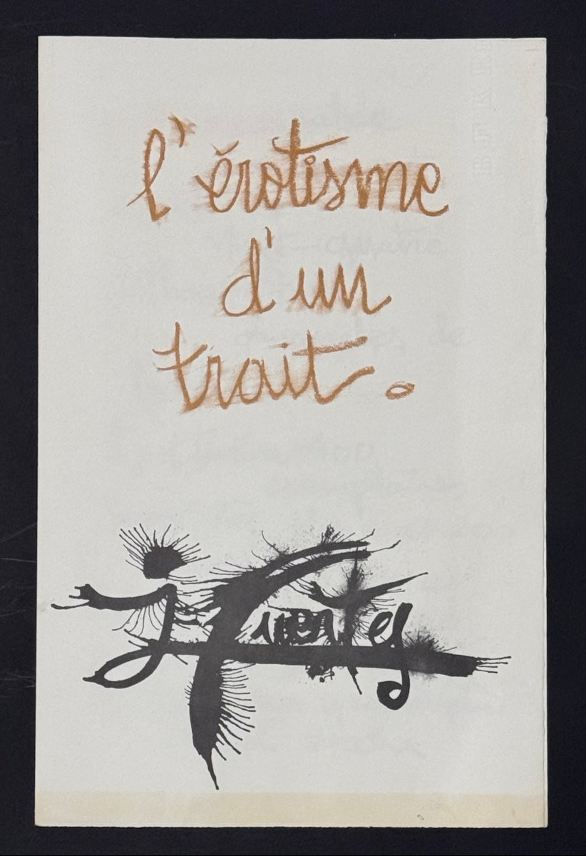Jesús Fuertes Maquette complète du livre d’artiste L’érotisme d’un trait 10 grandes aquarelles-photo-7