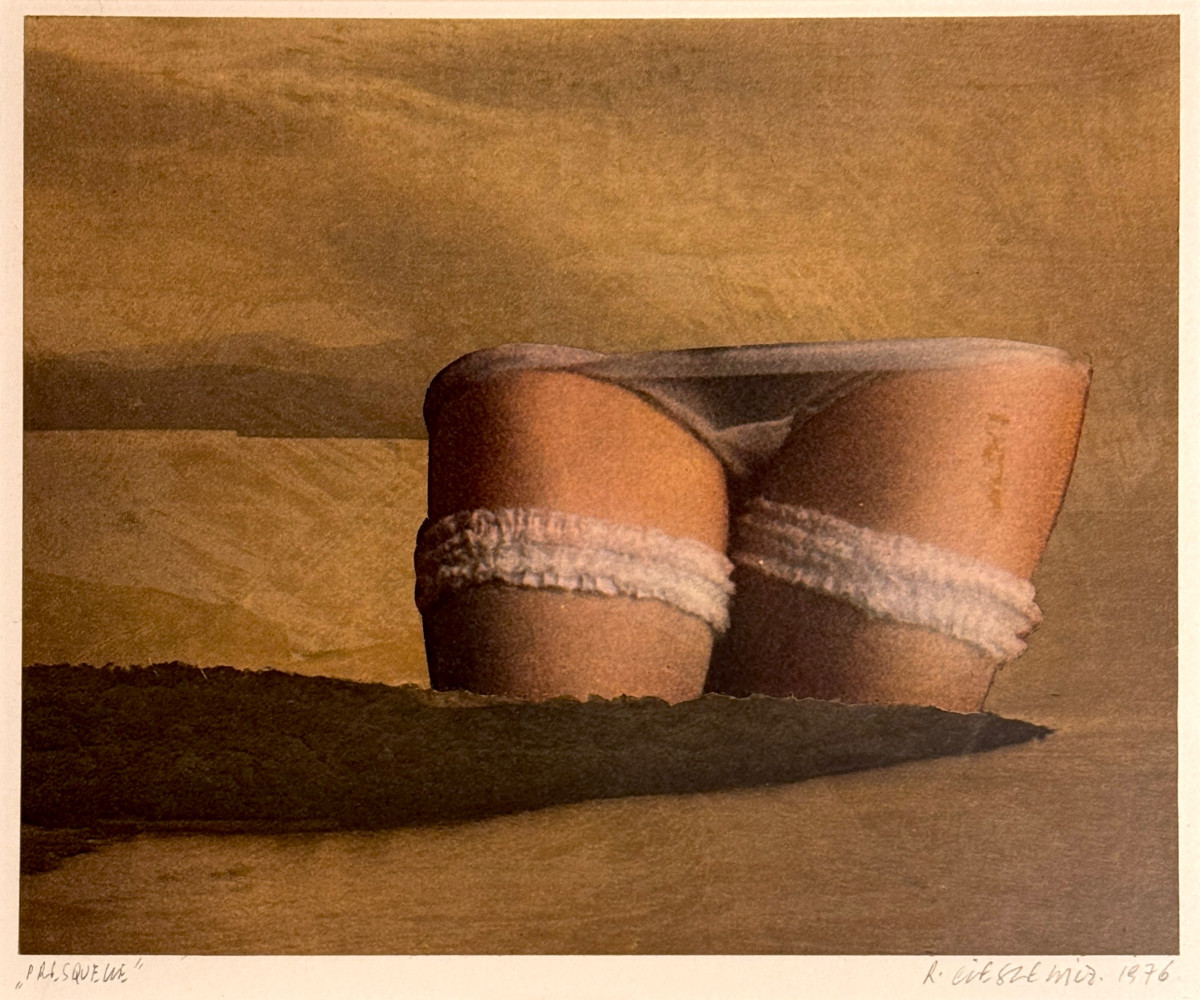 Roman Cieślewicz (1930-1996) — « Presqu’elle », 1976 | Collage / photomontage original signé