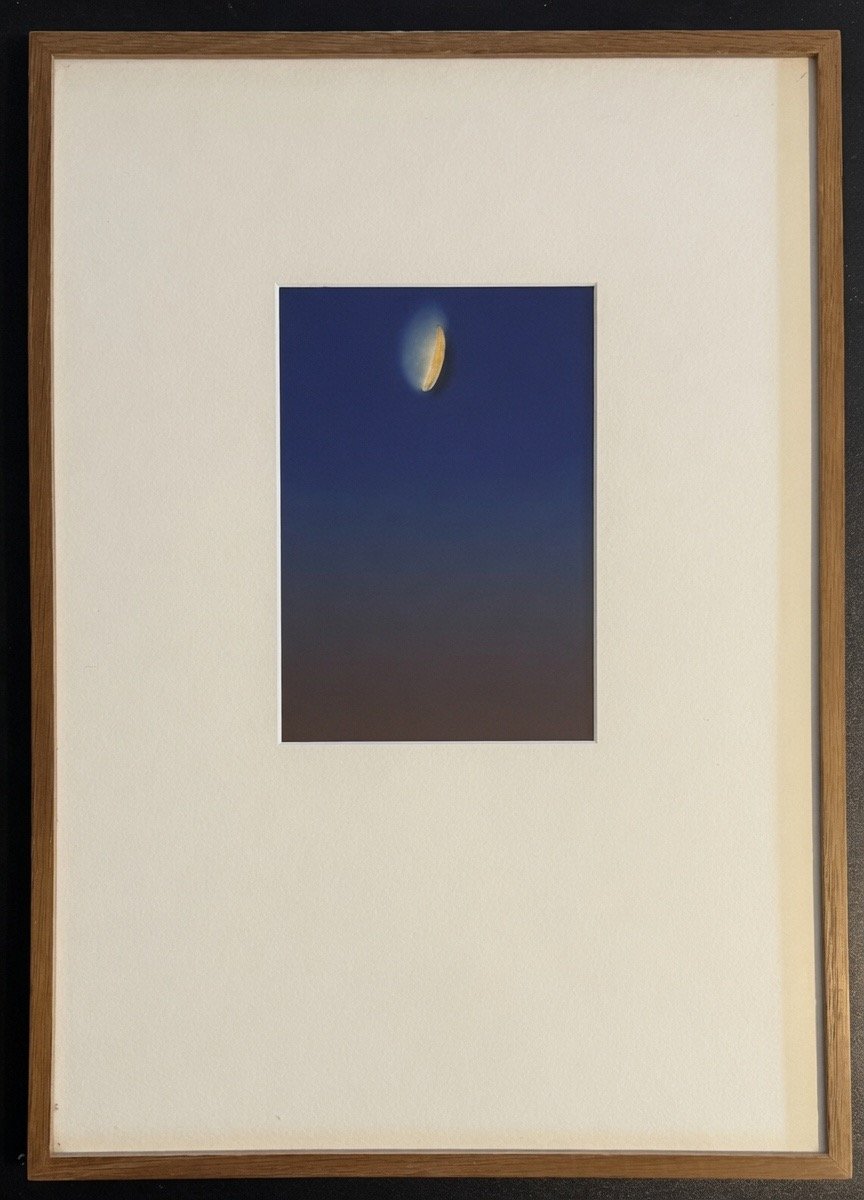 Daniel Pommereulle - Rare aquarelle de 1979 - Objet du couchant -photo-2