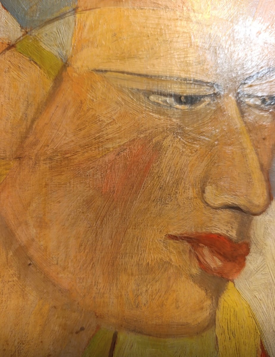 Boleslaw Biegas (1877-1954) Portrait sphérique de femme, 1918-1925 - Galerie Girard à Paris-photo-4
