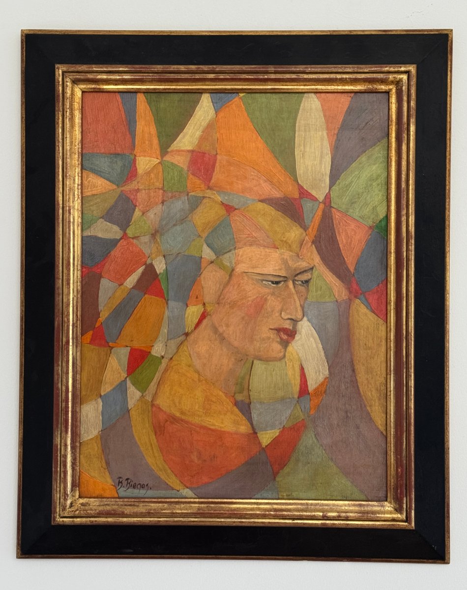 Bol Biegas (1877–1954), *spherical Portrait Of A Woman*, 1918–1925 – Galerie Girard In Paris