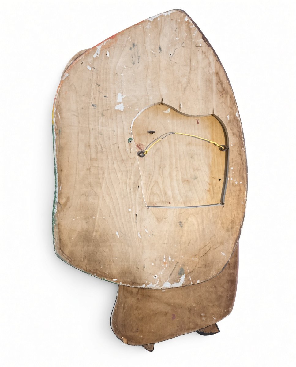Biomorphic Relief Made Of Painted Wood In The Style Of Jean Arp · Circa 1950–1960-photo-2