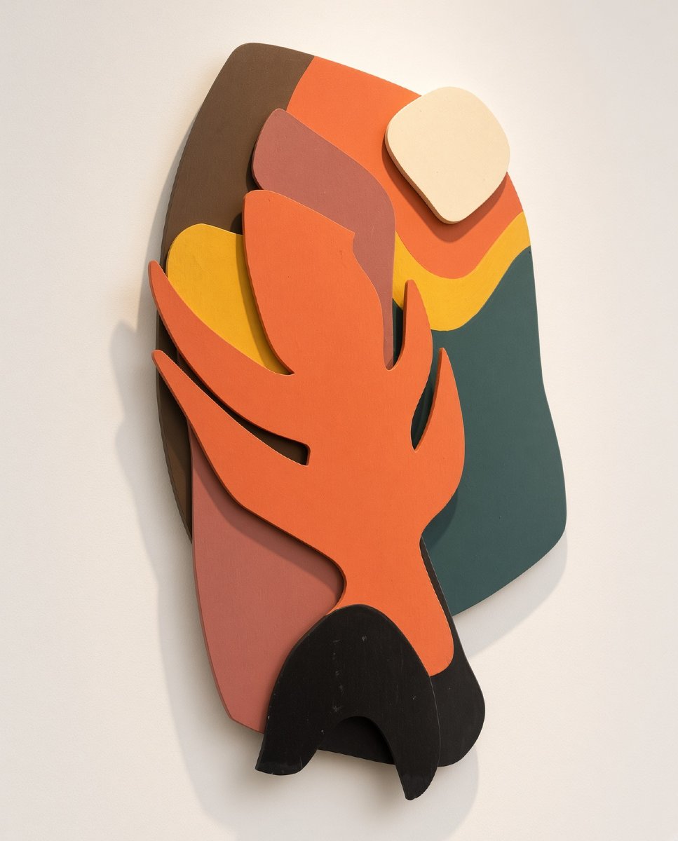 Biomorphic Relief Made Of Painted Wood In The Style Of Jean Arp · Circa 1950–1960-photo-2