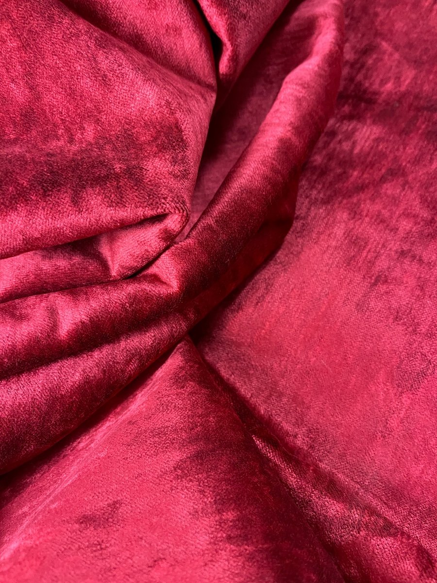 Fragment Of Silk Velvet Fabric For Upholstering Seats-photo-4