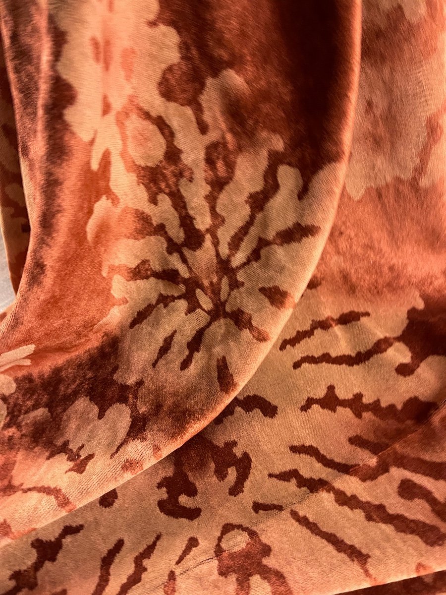 Fortuny Style Italian Silk Velvet Yardage