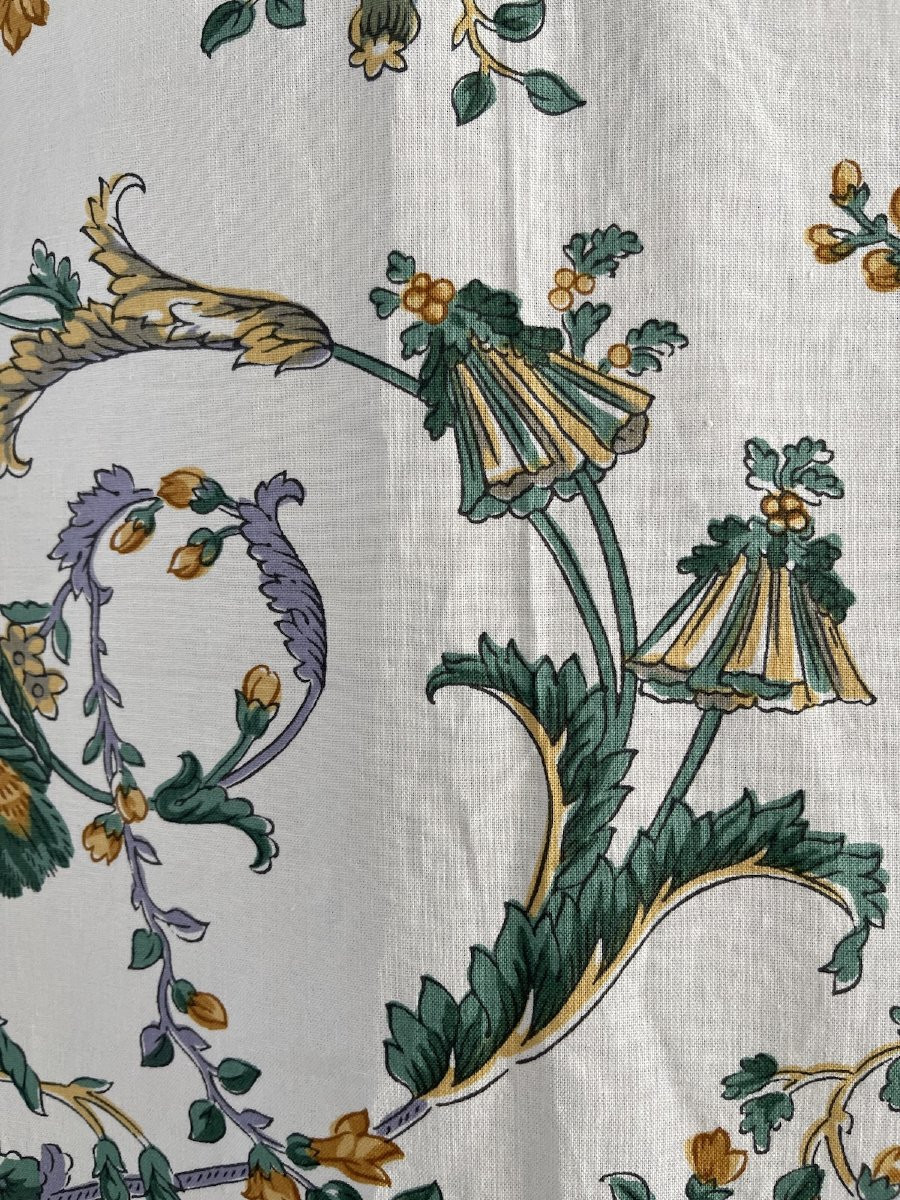 Métrage , Panneau Décoratif Vintage – "les Pêcheurs" Par Nicholas Herbert pour rideau tenture-photo-4