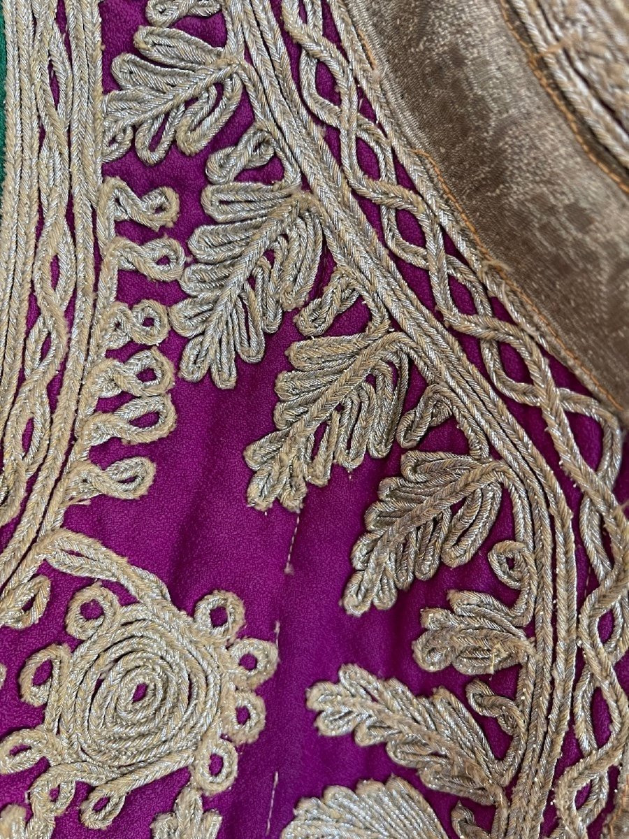 Gilet Ottoman Ancien – XIXème Siècle – Broderies Métalliques-photo-2