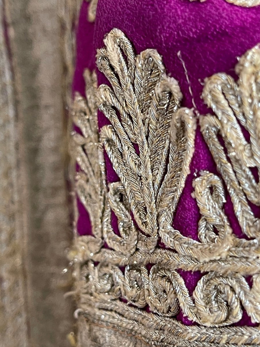 Gilet Ottoman Ancien – XIXème Siècle – Broderies Métalliques-photo-3
