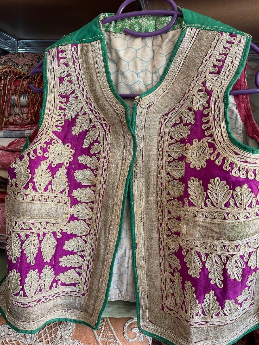 Gilet Ottoman Ancien – XIXème Siècle – Broderies Métalliques