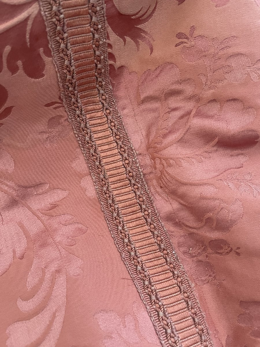 Dessus de lit ou métrage de tissu  damas ancien -photo-1
