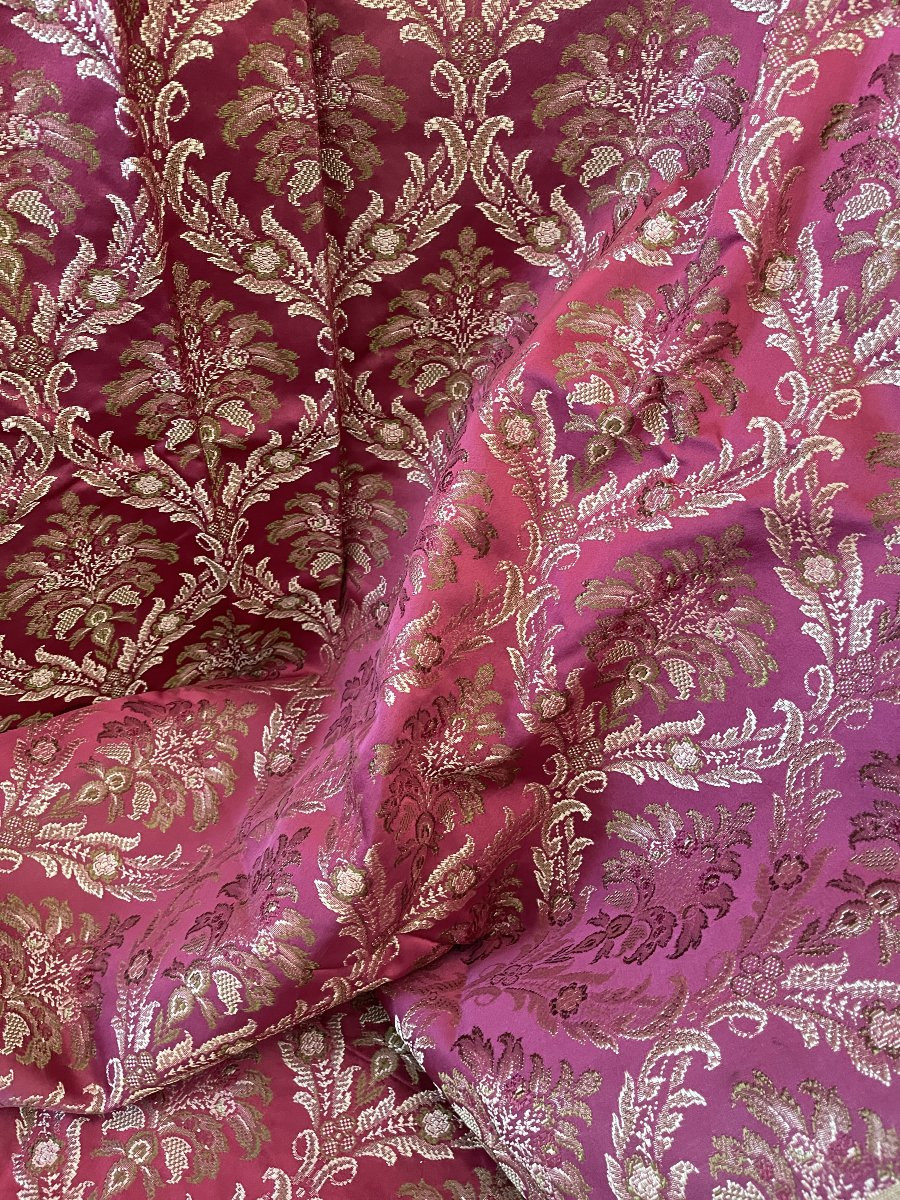 Satin Silk Curtain Or Footage -photo-4
