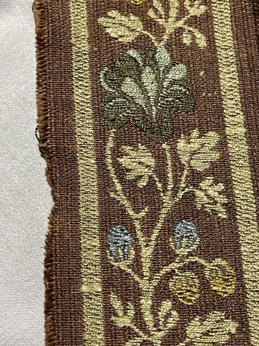Sold By 2 Meters. Antique Floral Tapestry Border. Width 10 Cm. -photo-6
