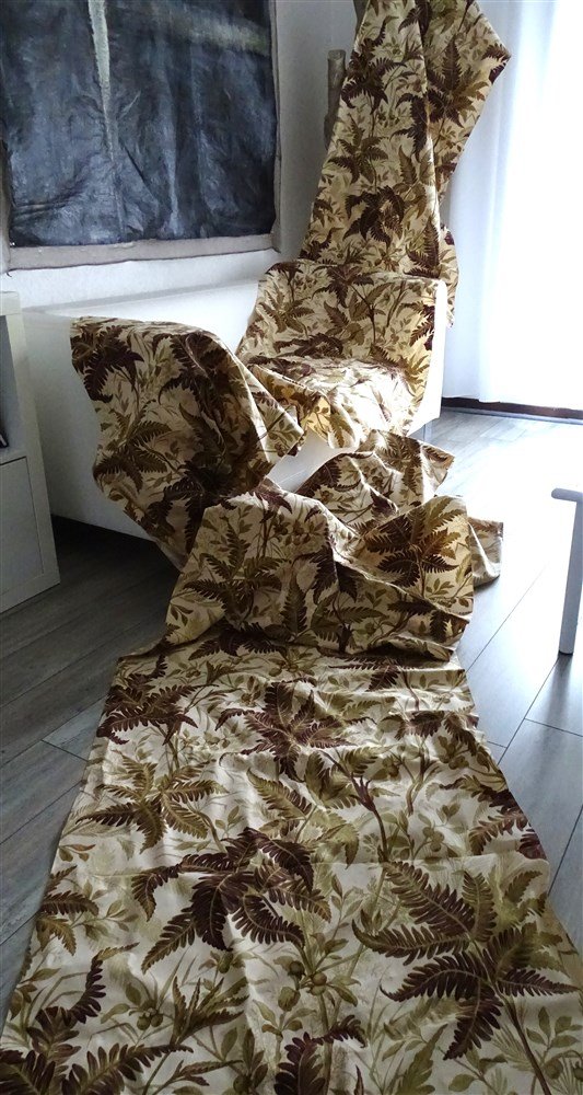 6.50 Meters Mulhouse Schumberger Canvas, 19th Century, Curtain/hanging-photo-4