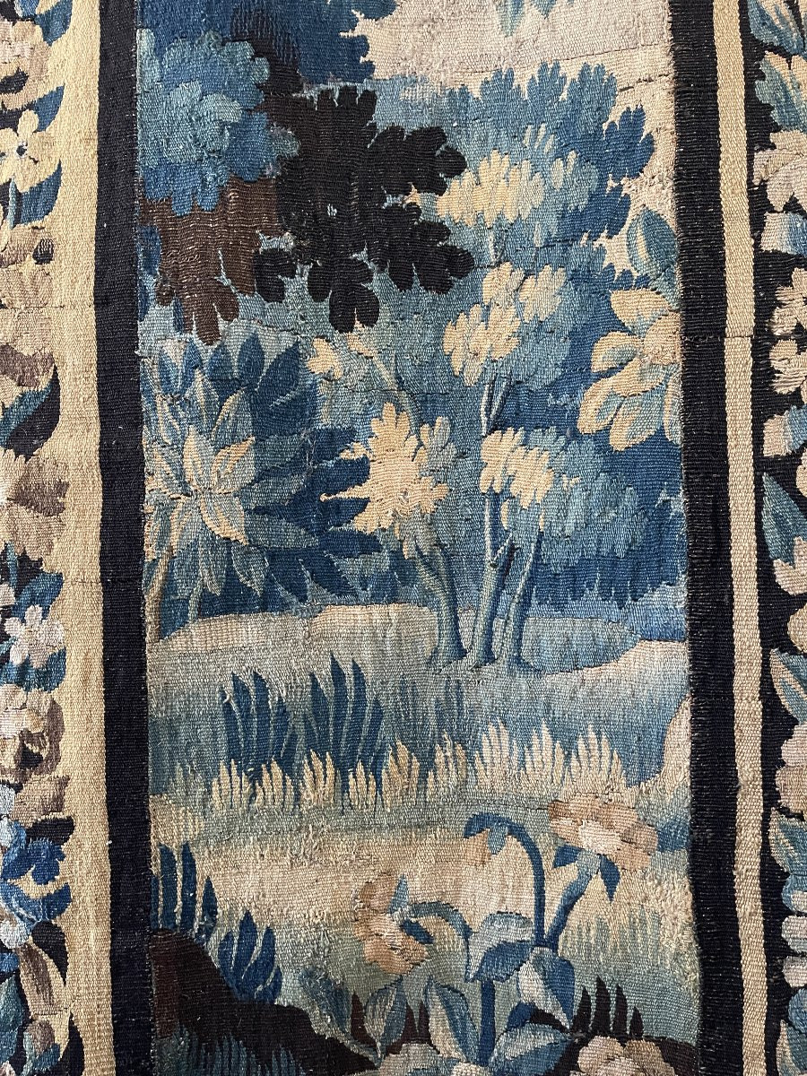 Tapisserie   Audenarde  Ancienne – Verdure – Seconde moitié du XVIIᵉ siècle-photo-3