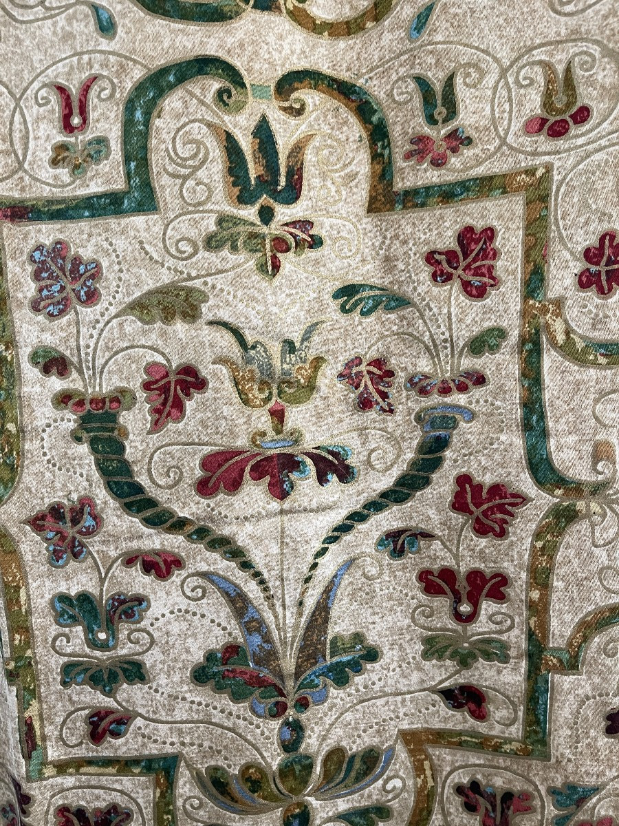 Premier Métrage de tissu ancien – Décor Renaissance ornemental-photo-2