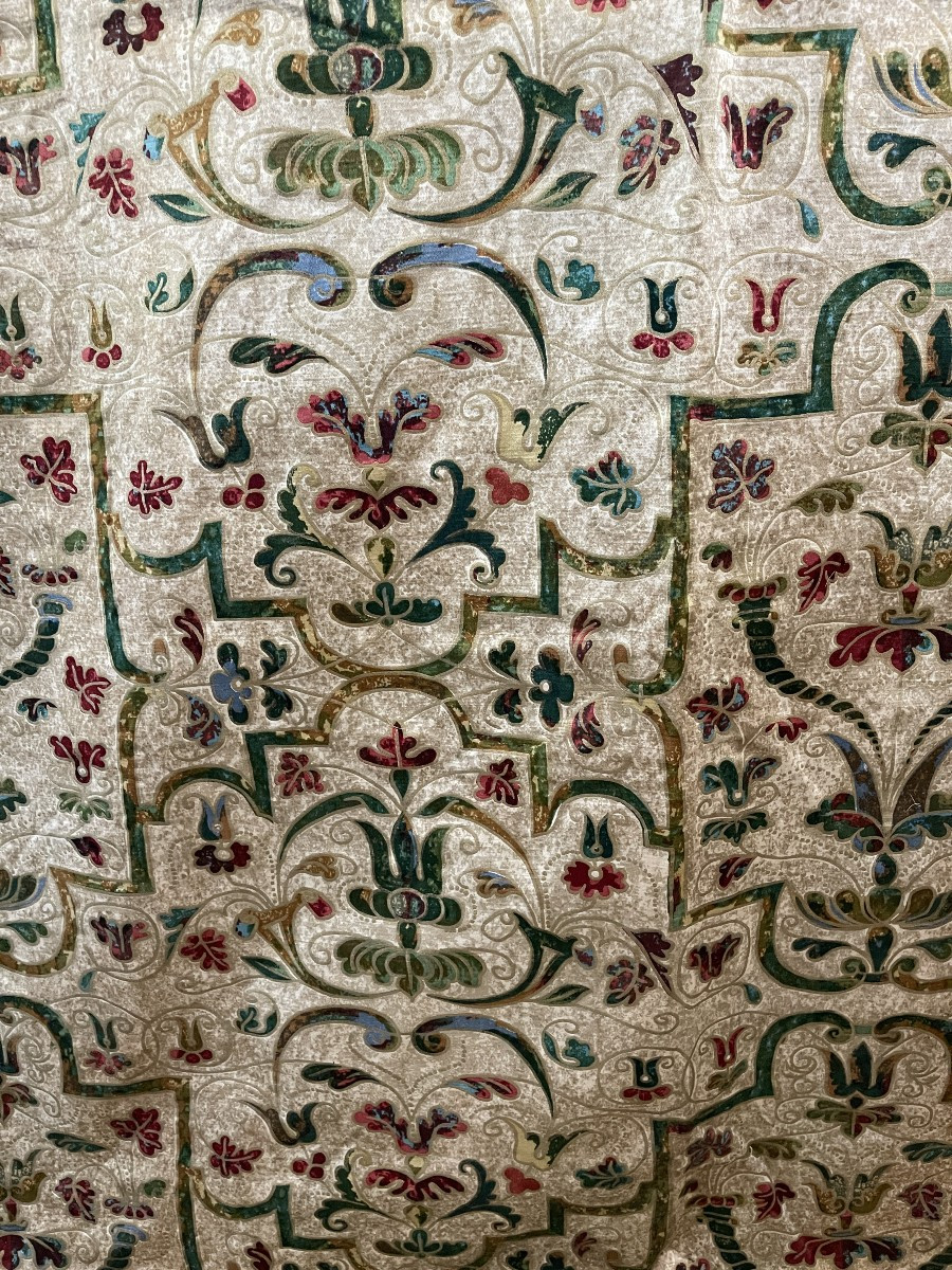 Premier Métrage de tissu ancien – Décor Renaissance ornemental-photo-3