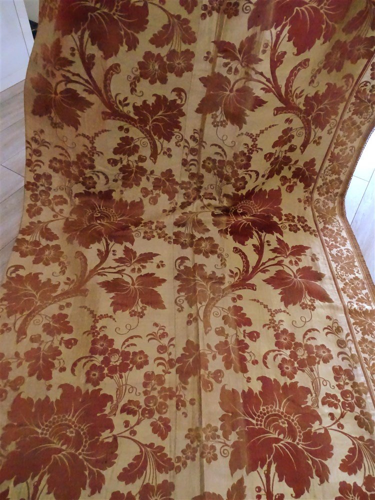 Brocatelle Regency Period Curtain Linen And Silk High-end Decoration-photo-6