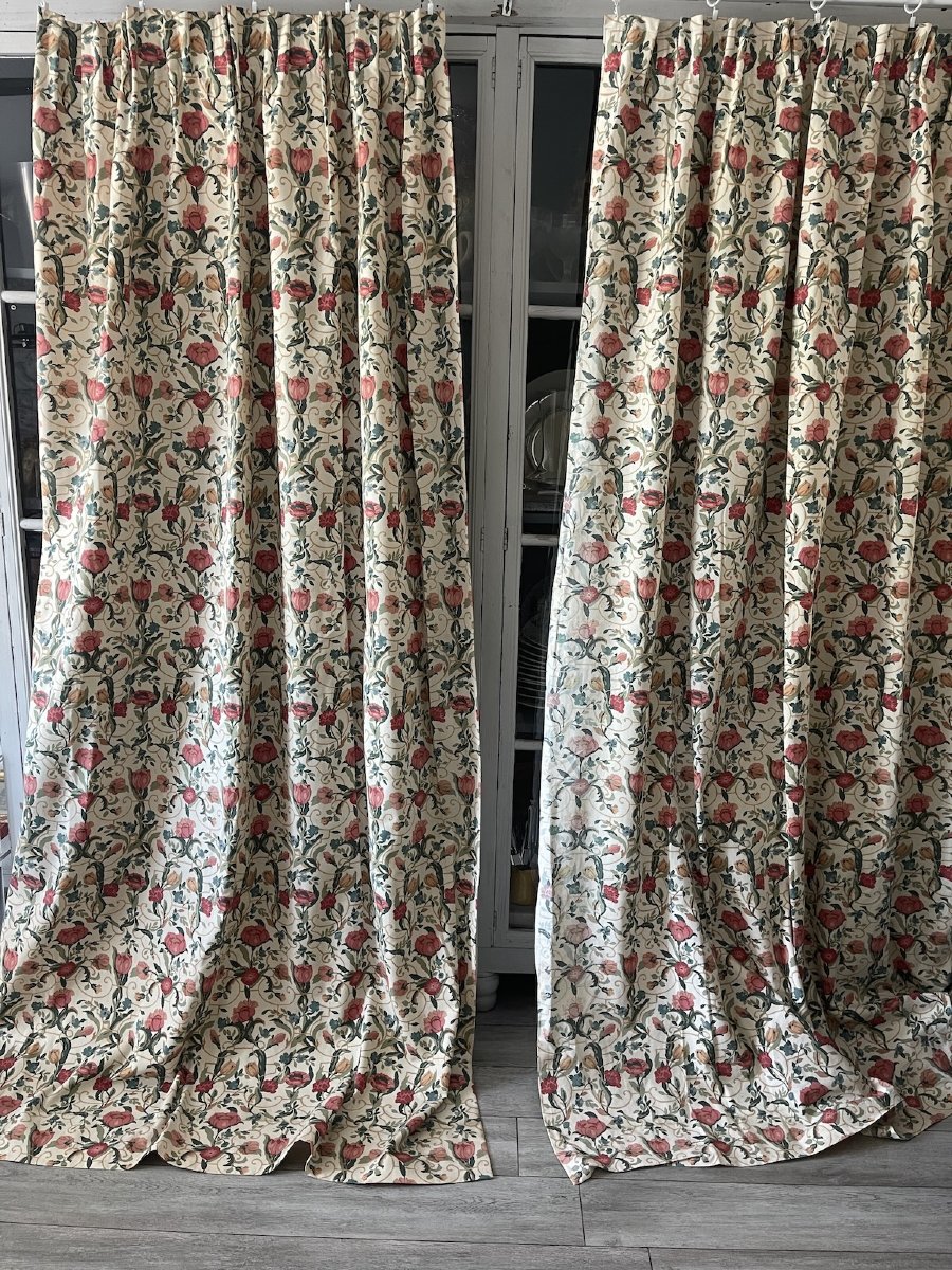 Second Set Of Curtains – Urgent Order – Kashmir Design – Cotton And Linen-photo-2