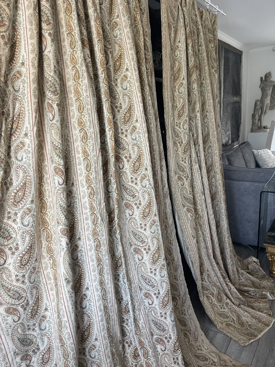 Second Set Of Curtains – Urgent Order – Kashmir Design – Cotton And Linen-photo-6