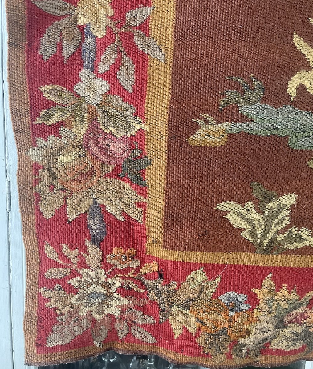 Tapisserie d'Aubusson – Décor de Chinoiseries – Époque XIXᵉ siècle-photo-2