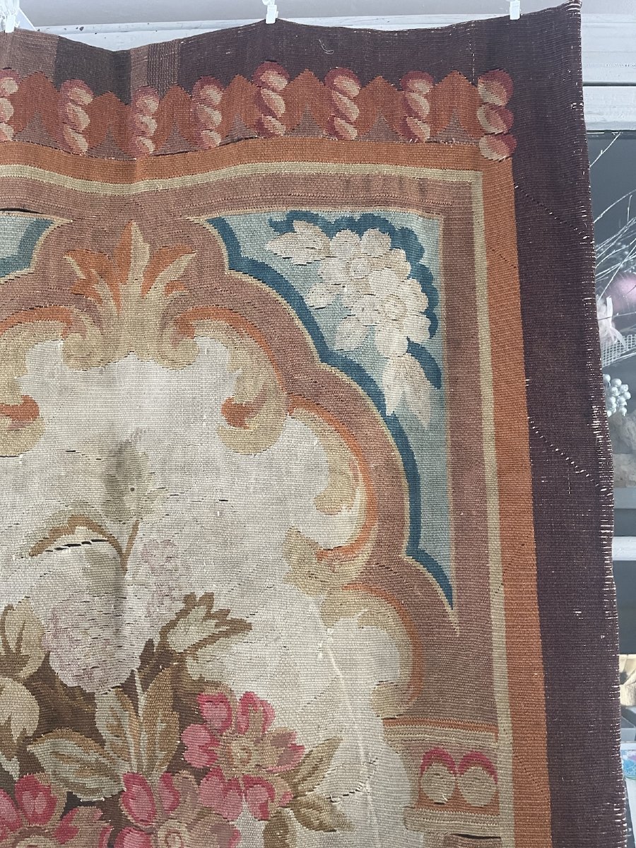 Tapisserie d'Aubusson, époque XIXᵉ siècle, décor floral -photo-5