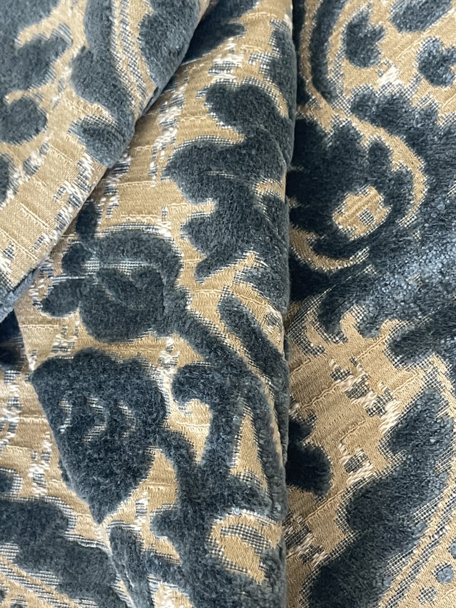 Velvet Fragment, Genoa Velvet Style – Late 19th / Early 20th Century-photo-2