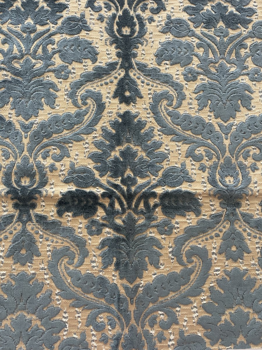 Velvet Fragment, Genoa Velvet Style – Late 19th / Early 20th Century-photo-3