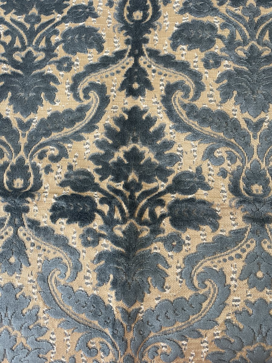 Velvet Fragment, Genoa Velvet Style – Late 19th / Early 20th Century