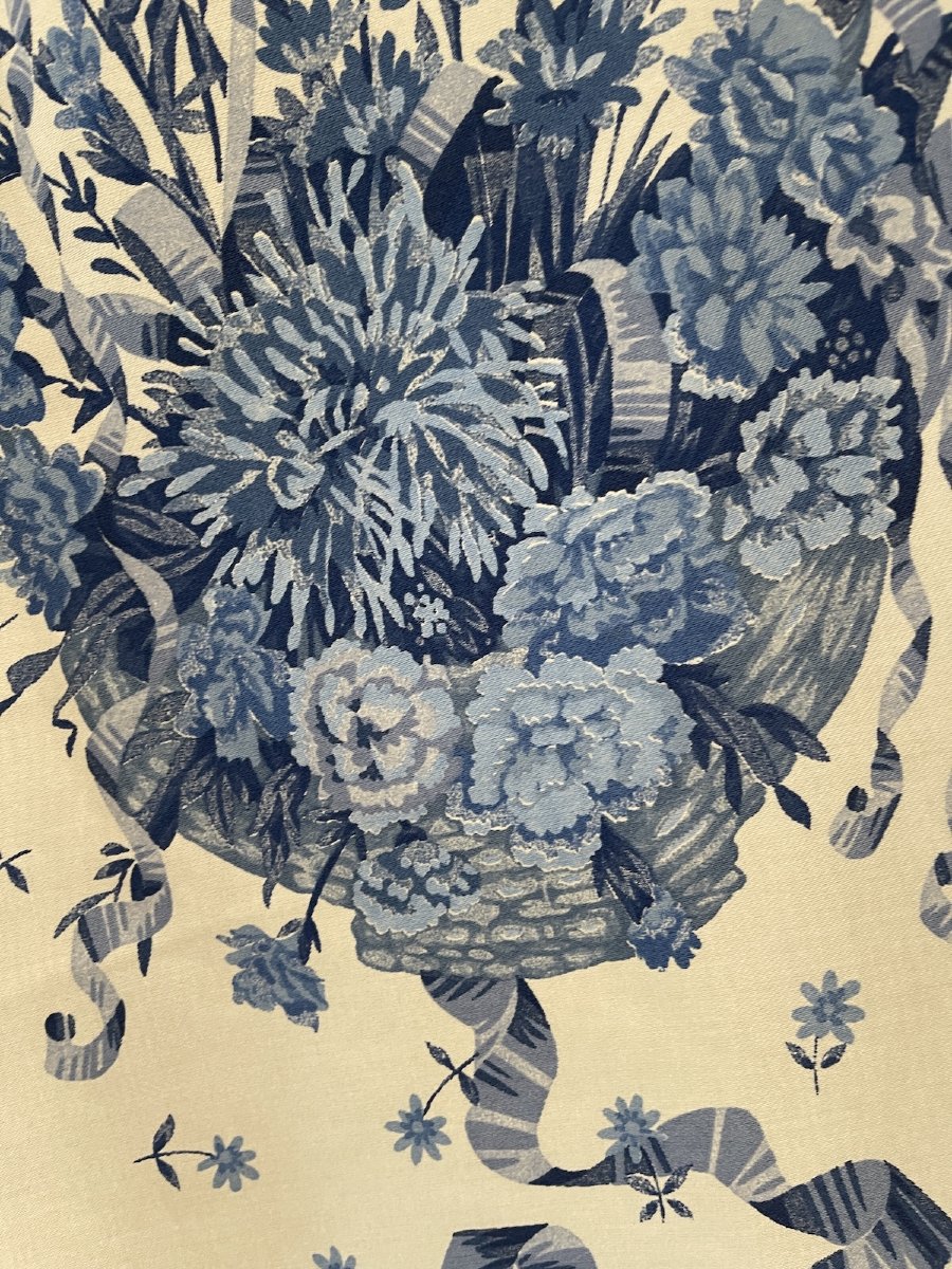  Pair Of Printed Curtains In A Harmony Of Blues-photo-2