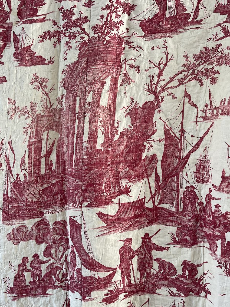 Printed Canvas With A Nautical Motif – Nantes, Circa 1780–1800-photo-2