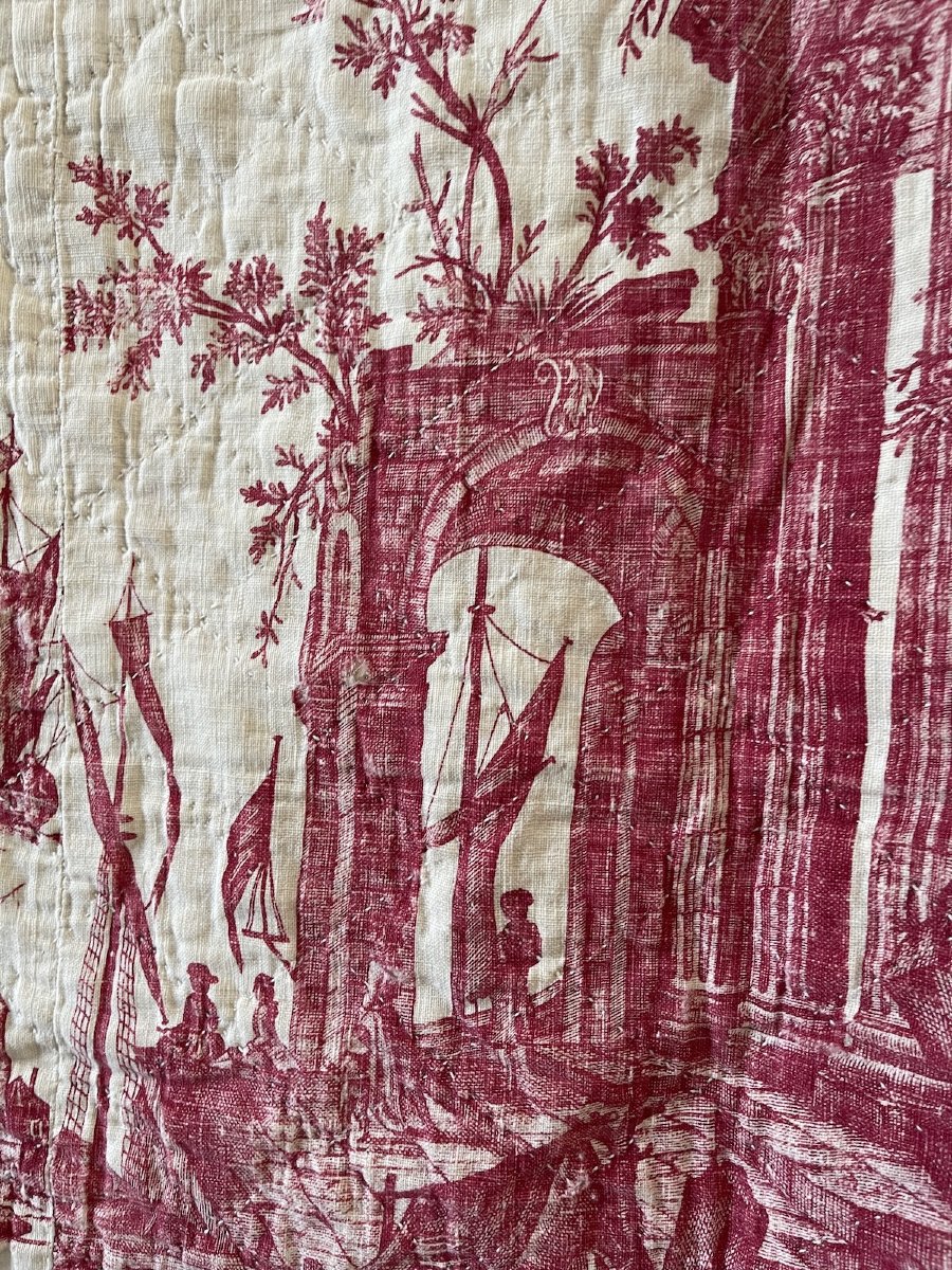 Printed Canvas With A Nautical Motif – Nantes, Circa 1780–1800-photo-4