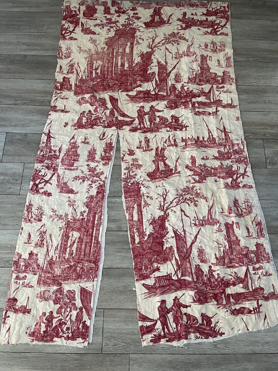 Printed Canvas With A Nautical Motif – Nantes, Circa 1780–1800-photo-7