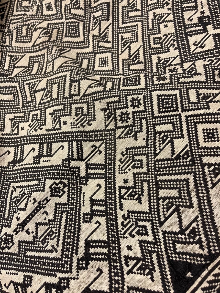 Ancien textile tribal – Laos – XIXᵉ siècle-photo-2