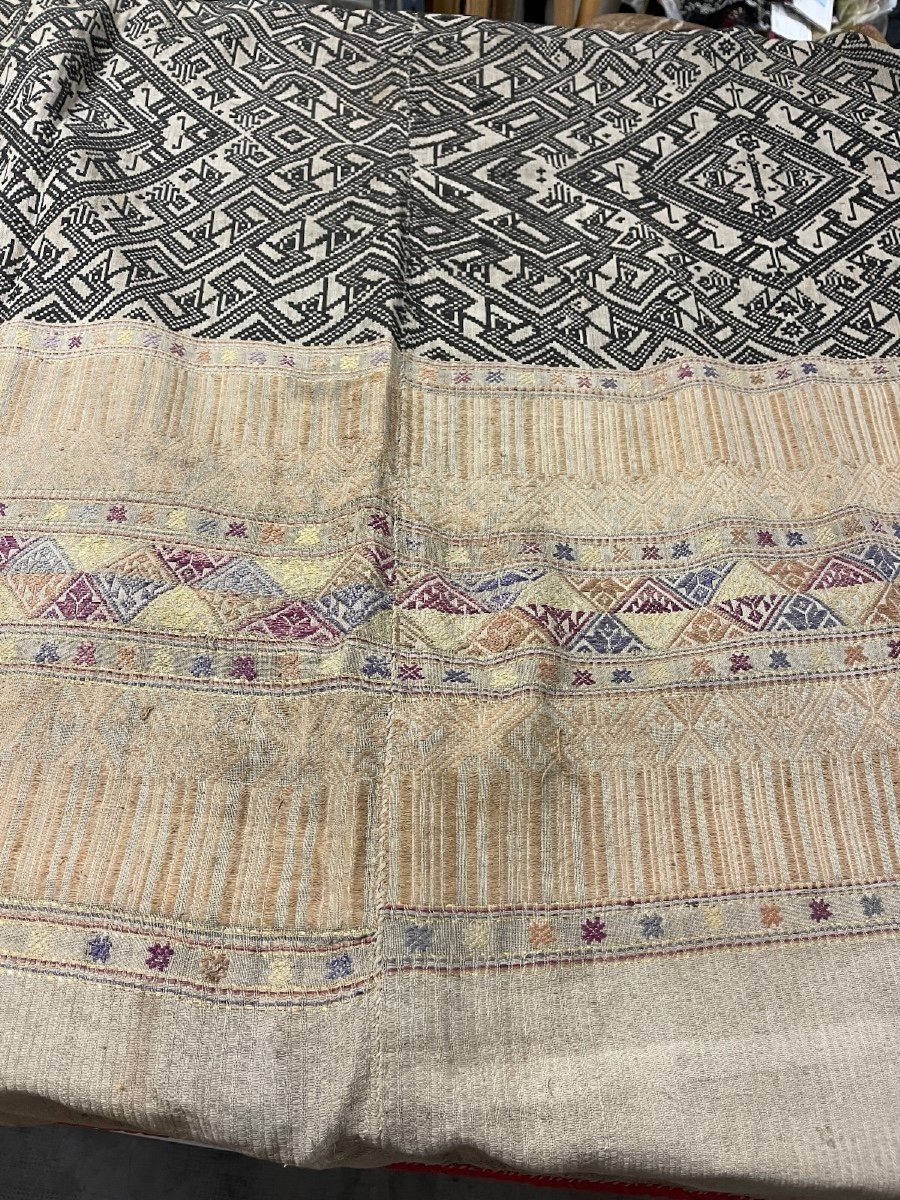 Ancien textile tribal – Laos – XIXᵉ siècle-photo-3