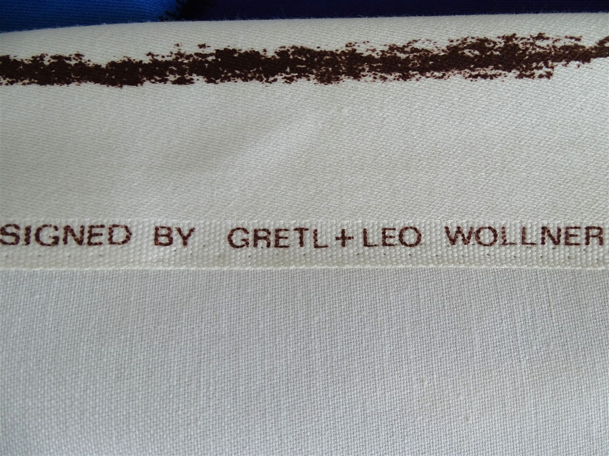 1972 Knoll International Thick Cotton Canvas For Gretl Hanging And Leo Wolner Designer-photo-4