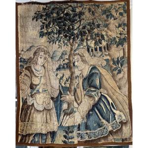 Tapisserie des Flandres – Début XVIIᵉ siècle « L’Amour courtois »