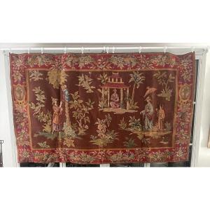 Aubusson Tapestry – Chinoiserie Design – 19th Century