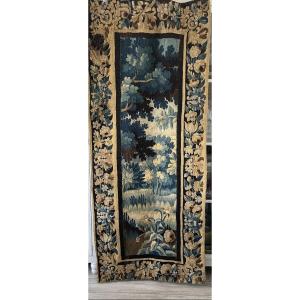 17th-century Aubusson Tapestry – Lush Landscape With Flowers