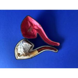 Meerschaum Pipe Vercingetorix Late XIX Century